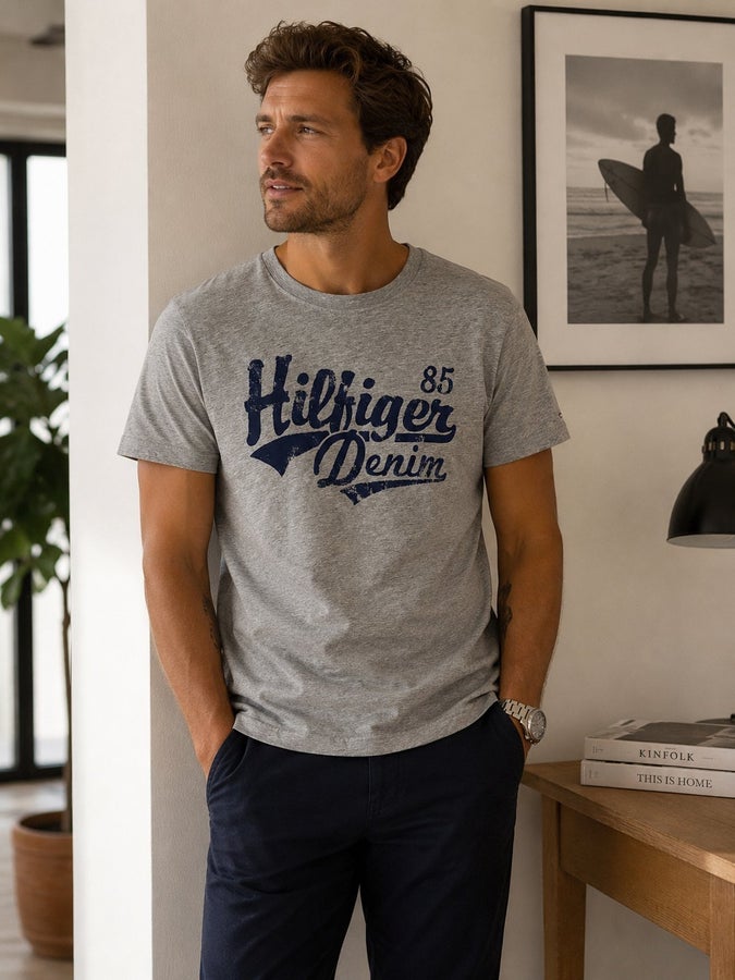 Tommy Hilfiger Grå T-shirt